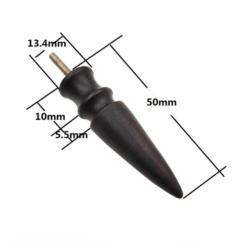 

Leather Edge Electric Polishing Slicker Flat/Pointed Head Sandalwood Leathers Craft DIY Tools Tip Burnisher pjop