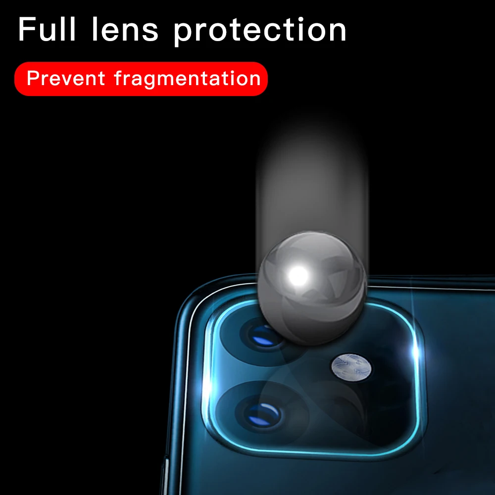 9D задняя камера объектив защитная пленка для экрана iPhone 7 8 Plus XR X XS макс.