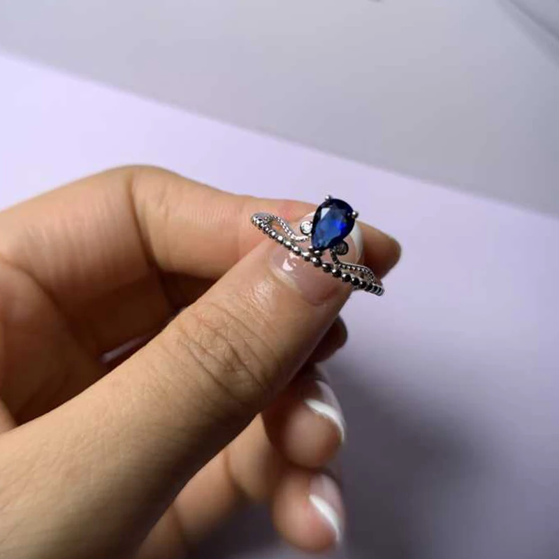 Женское серебряное кольцо ANGELFRIGG с фианитами AAA для помолвки свадьбы юбилея