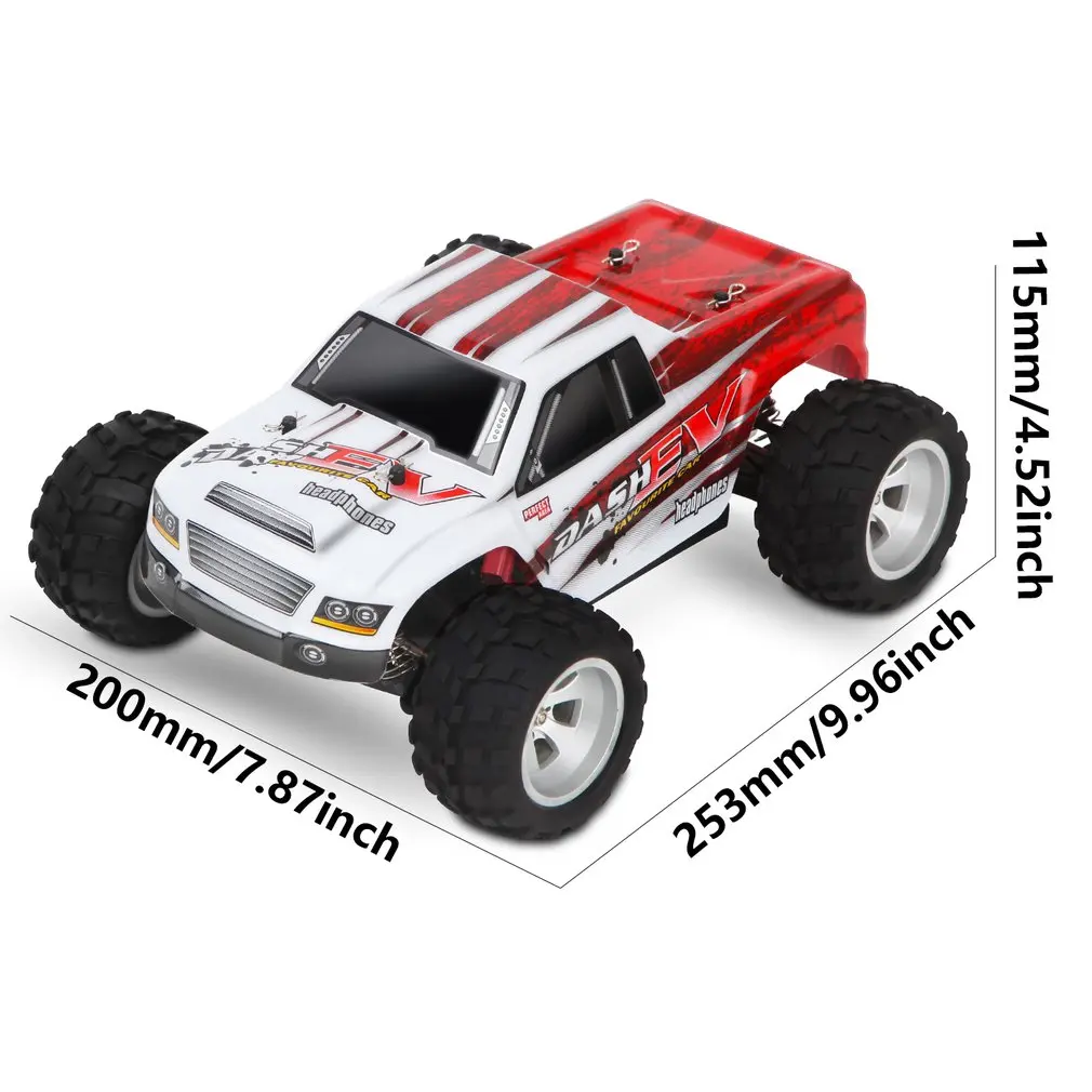 

WLtoys A979-B 1/18 Racing Car 2.4GHz 4WD RC Car 70KM/h High Speed High Quality Big Foot Truck RC Crawler Electric RTR Gift Toys