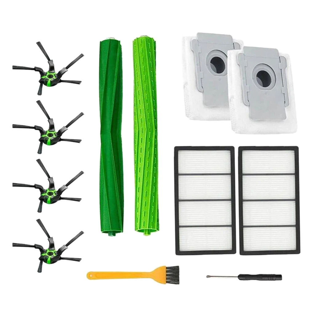 

4 Side Brushes 2 Filters Replacement Parts Kit for Vacuum Cleaner Accs