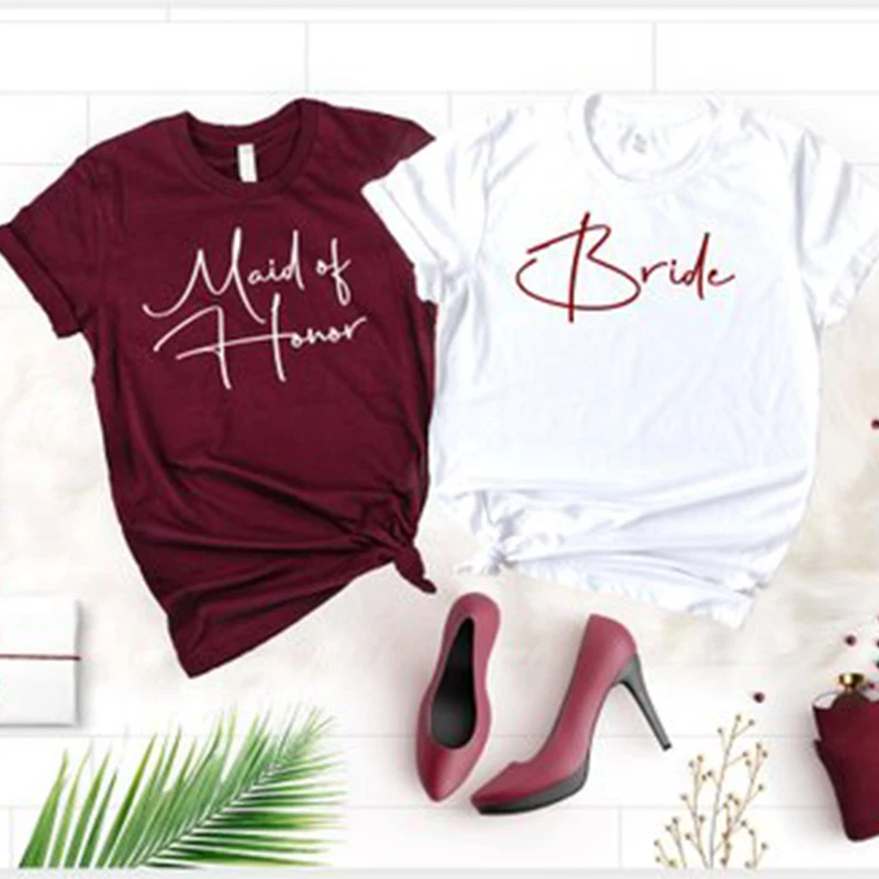 Пэдди дизайн девичник вечерние невесты со стразами на свадьбу Футболка женская