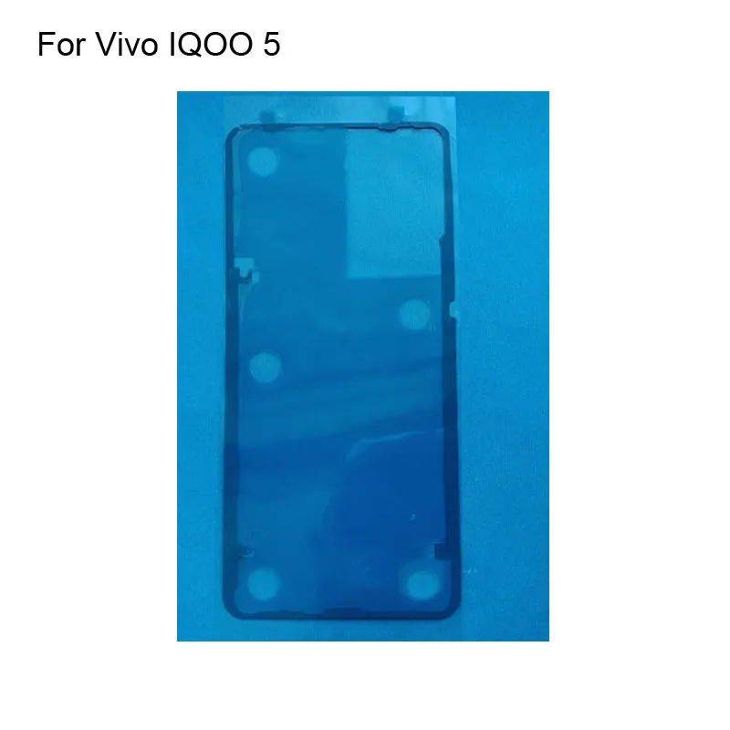 

2PCS For Vivo IQOO 5 Back Glass cover Adhesive For Vivo IQOO5 Stickers battery cover door housing For Vivo IQ OO 5 Glue