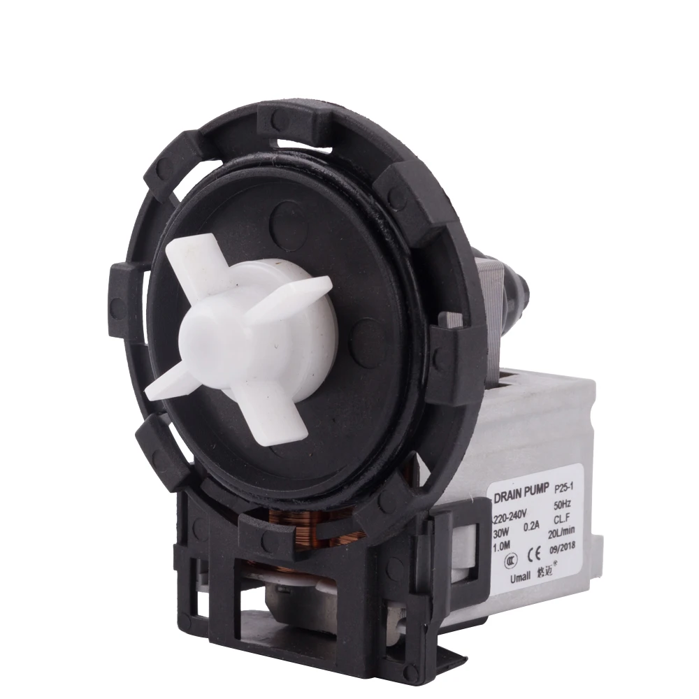 Обычная электрическая 220 В дренажный насос для стиральной машины Оригинальные