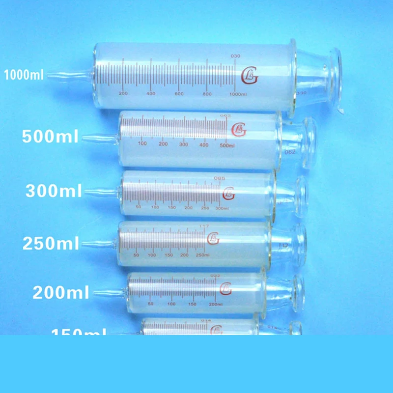 150 ml200ml250ml500ml1000ml стеклянные шприцы|Пипетка| |