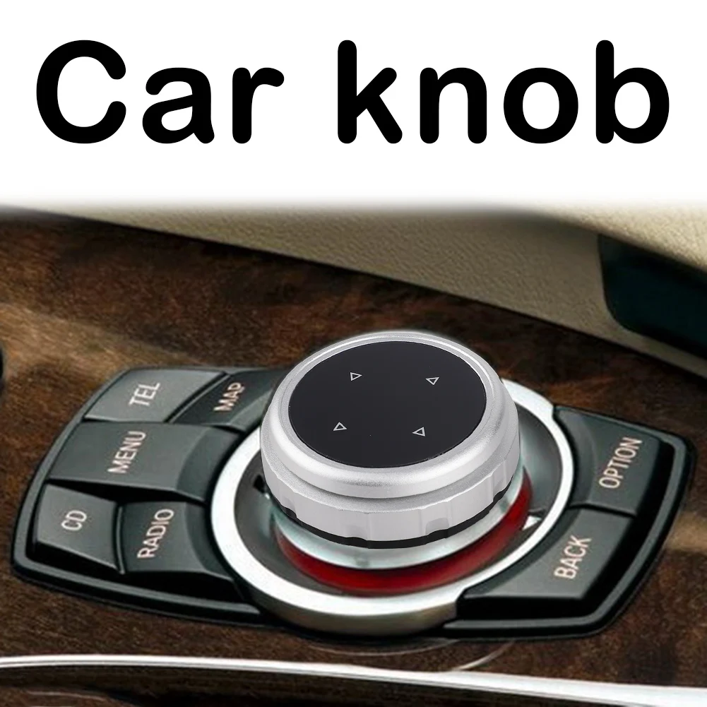 Большая мульти медиа ручка накладка черная кнопка для BMW F10 F20 F30 iDrive контроллер