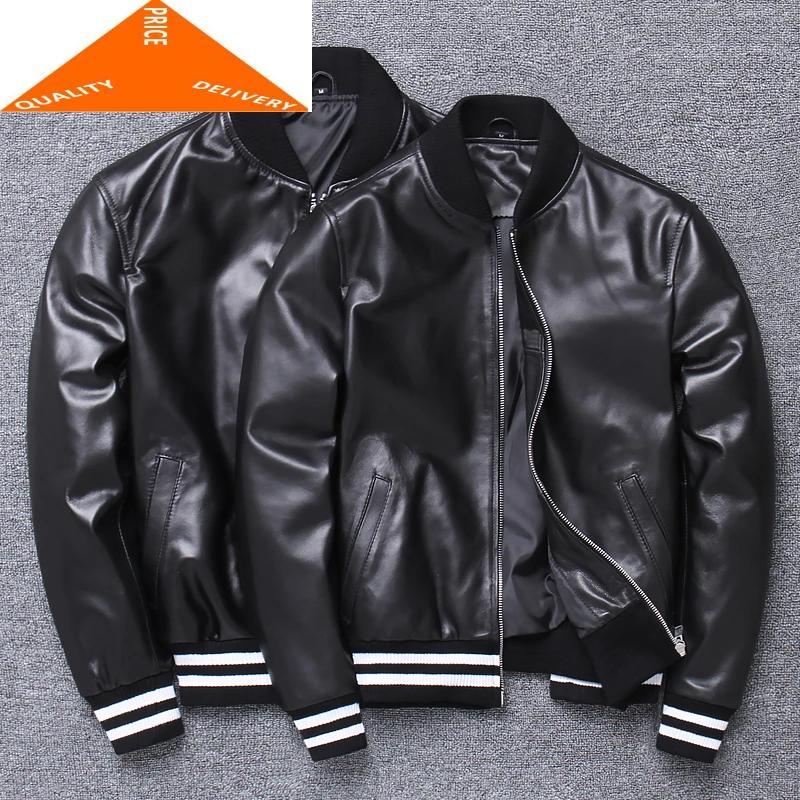 

Real Sheepskin 100% Coat Female Streetwear Fashion Autumn Spring Natural Genuine Leather Jacket Women Men Jaqueta 9892