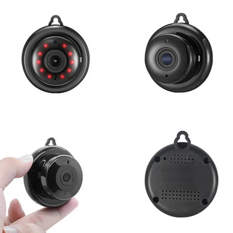 

1pcs Mini Wifi IP Camera HD 1080P Wireless Indoor Camera Nightvision Audio Motion Detection Baby Monitor V380 Wireless Camera