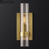 modern glass wall lamps modern led wall lights for bedroom corridor bathroom kitchen wall sconces vintage light fixtures