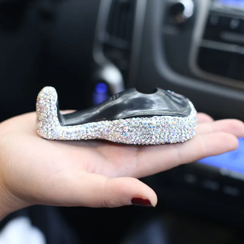 Универсальный Роскошная обувь с украшением в виде кристаллов автомобиля крючки