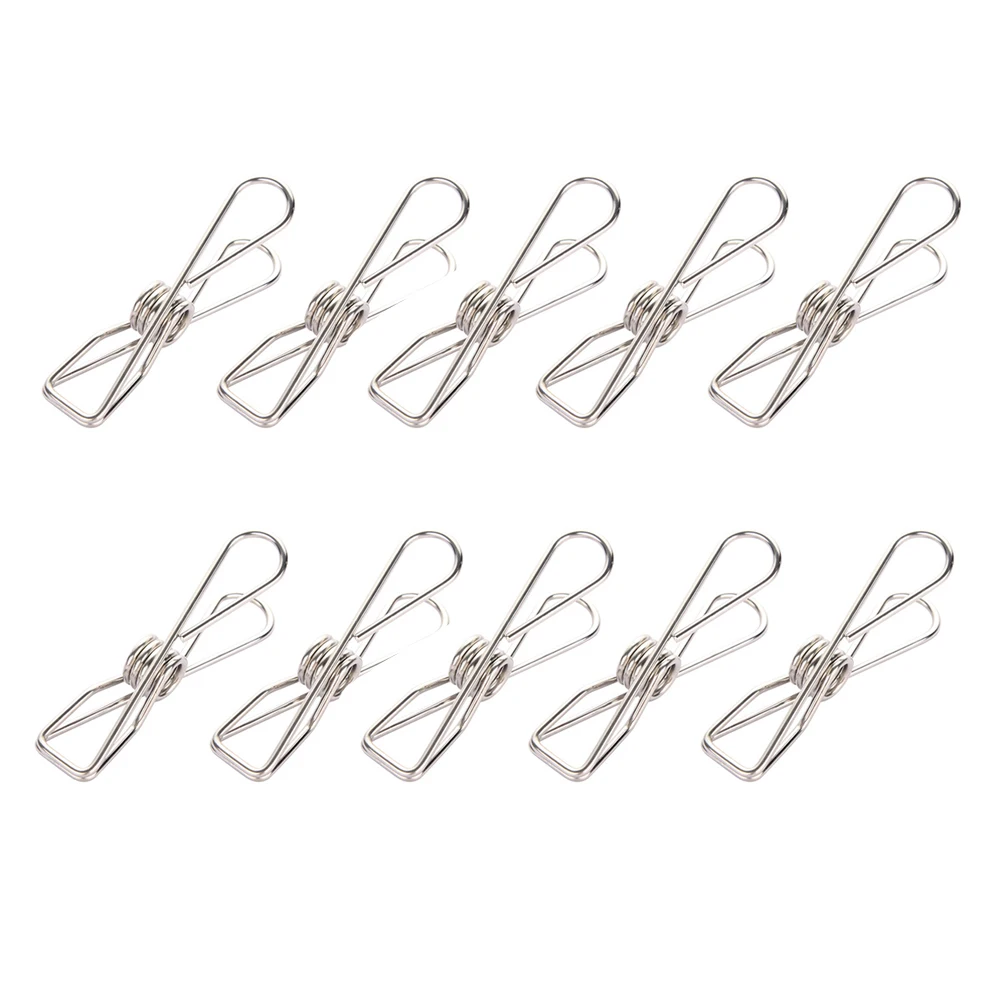 50 шт. зажимы для проволоки крепкие прочные многофункциональные из нержавеющей