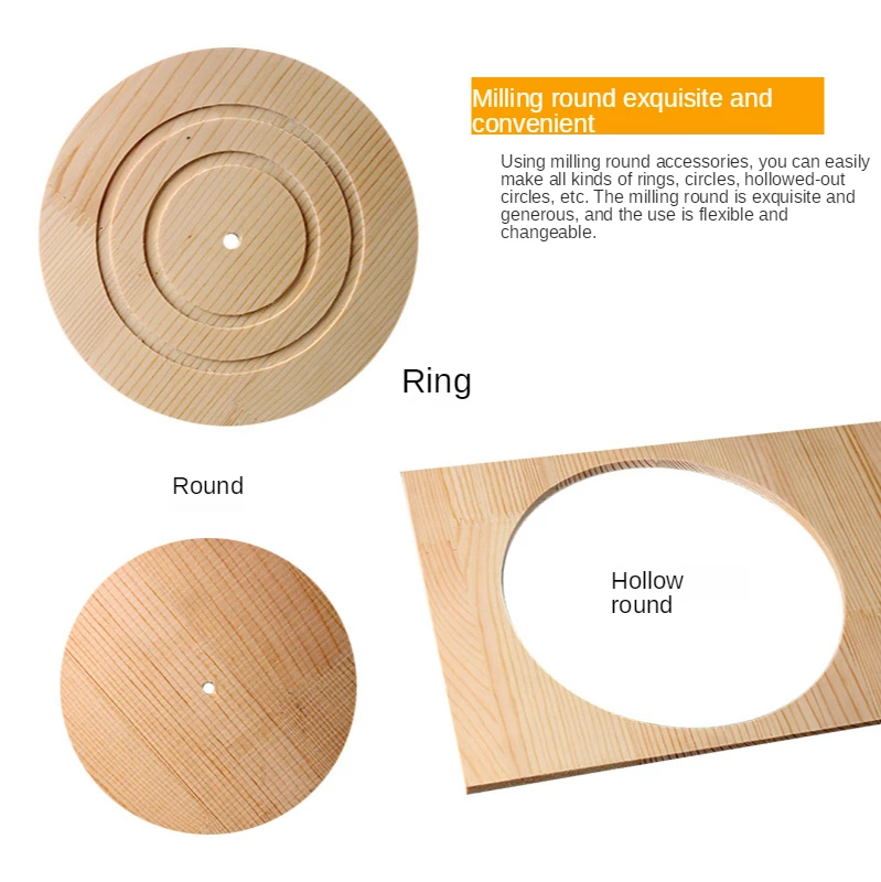 

Trimming machine DIY accessories Special parts Milling round Processing circle Universal type