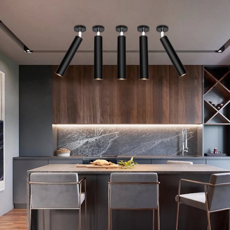 Светодиодный Потолочный Светильник направленного света лампа в скандинавском