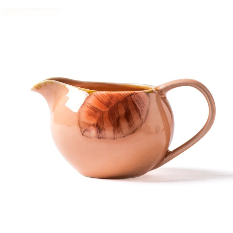 

Japanese Ceramic Milk Pot with Pointed Mouth Nordic Color Hand Painted European Milk Can Milk Cup Coffee Pot Tea, Juice Pot