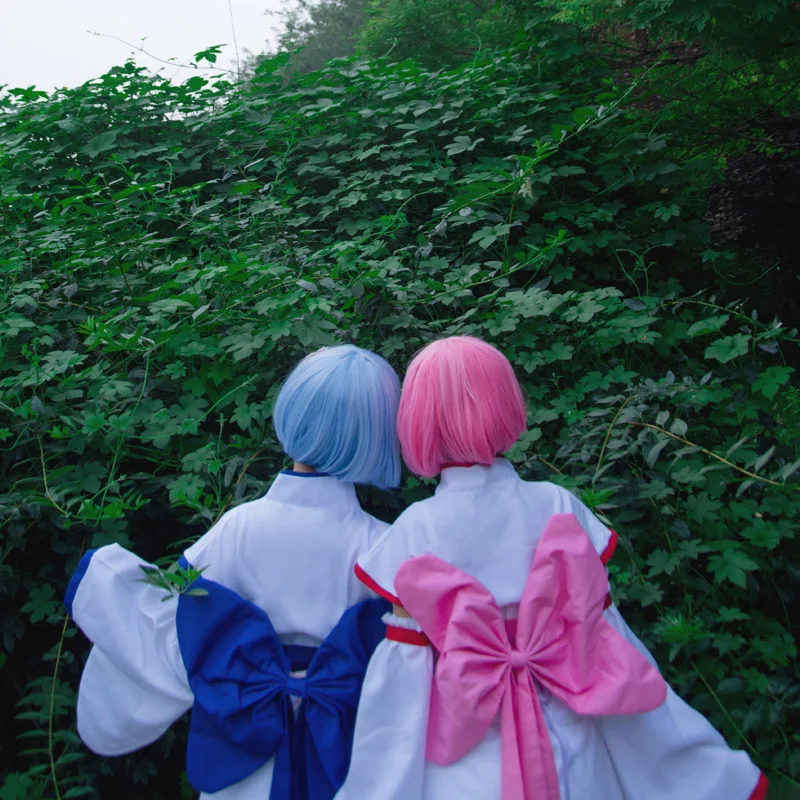 Костюм для косплея Rem Ram Cos из аниме Re Life In A комплект одежды в другом мире платья