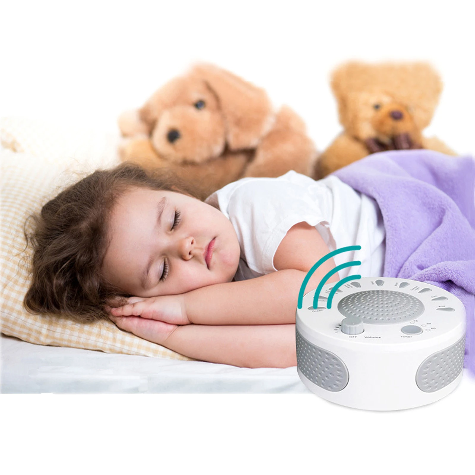 

Baby Toy White Noise Machine With Night Light Timer And Memory Function Home Office Baby And Travel Portable Sleep Meter Therapy
