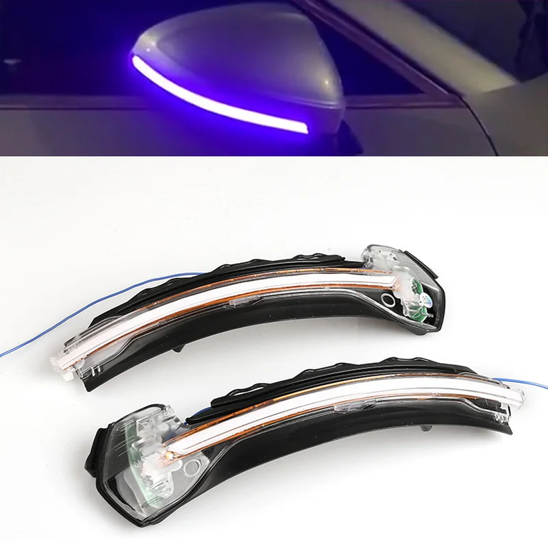 

LED Side Wing Rearview Indicator Blinker Repeater Dynamic Turn Signal Light For Audi A4 S4 RS4 B9 2016 2017 & A5 S5 RS5 2017-UP