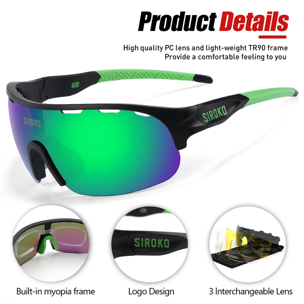 Brand  Cycling Eyewear Man`S Women`S Sport Sunglasses Mounta