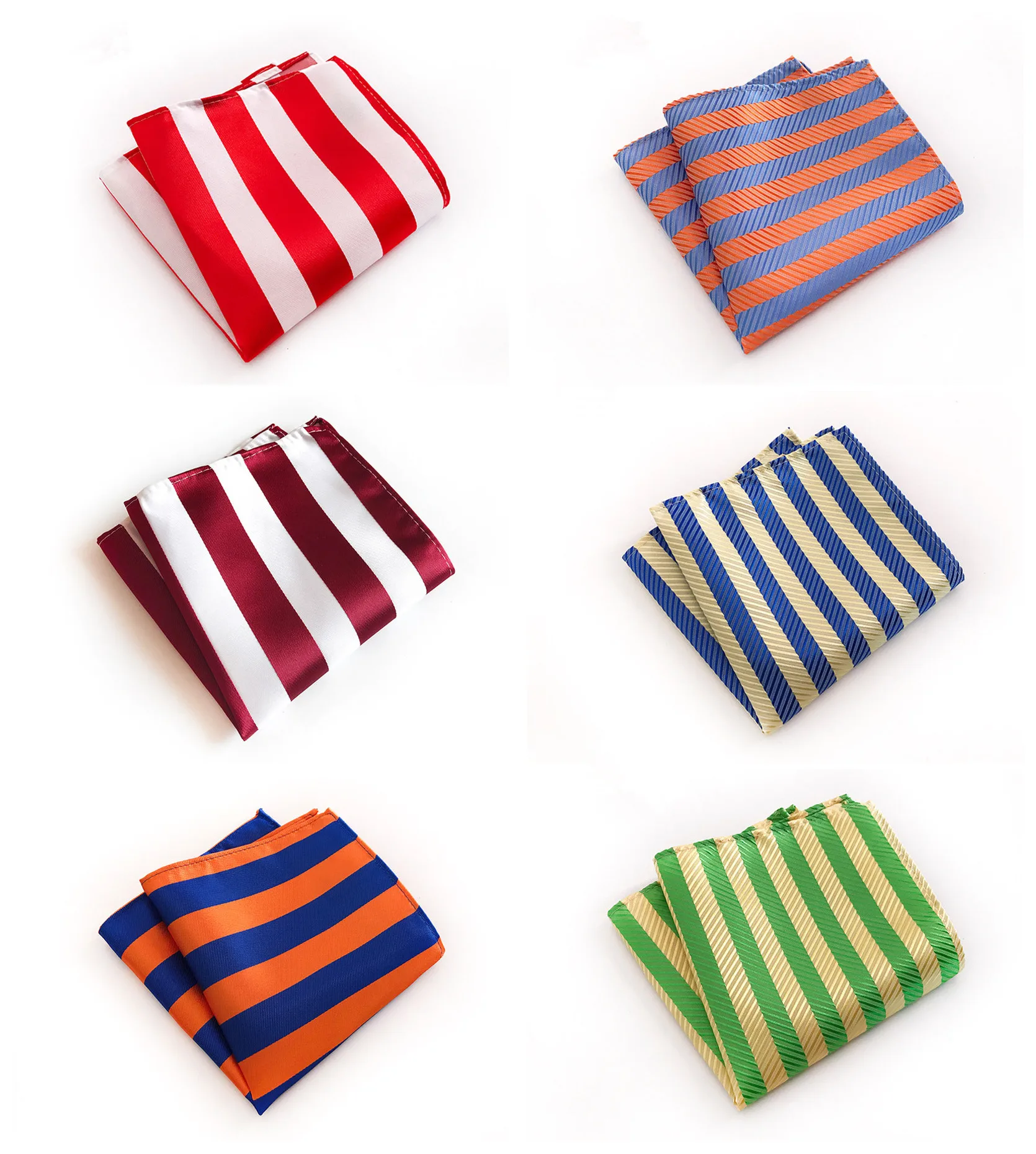 Мужское деловое полотенце в разноцветную полоску с карманами модный дизайн