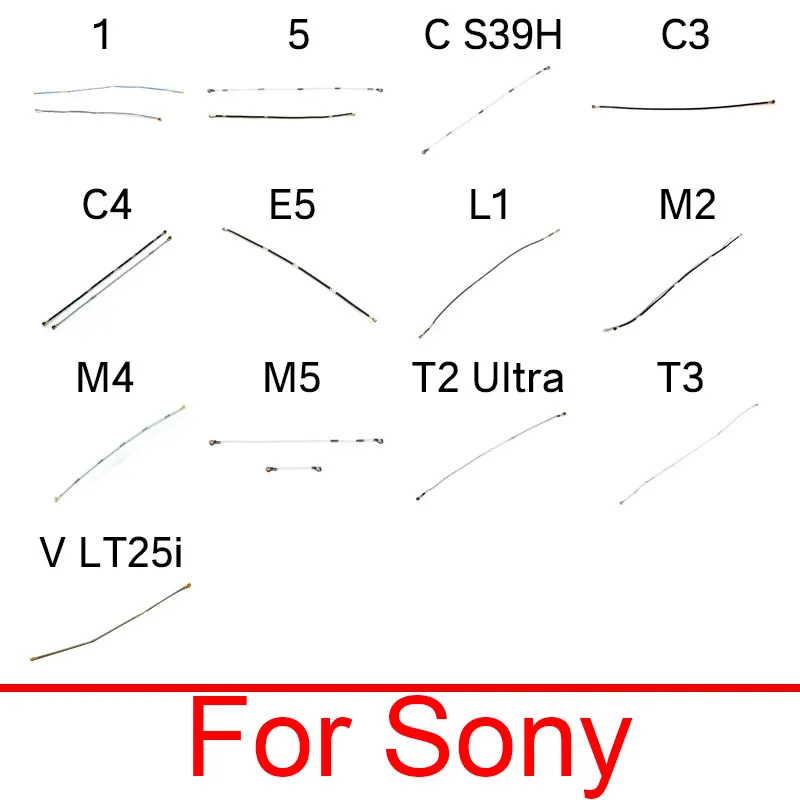 Антенна сигнальный гибкий кабель для Sony Xperia 1 5 C S39H C3 C4 E5 L1 M2 M4 M5 T2 Ultra T3 V LT25i Wifi