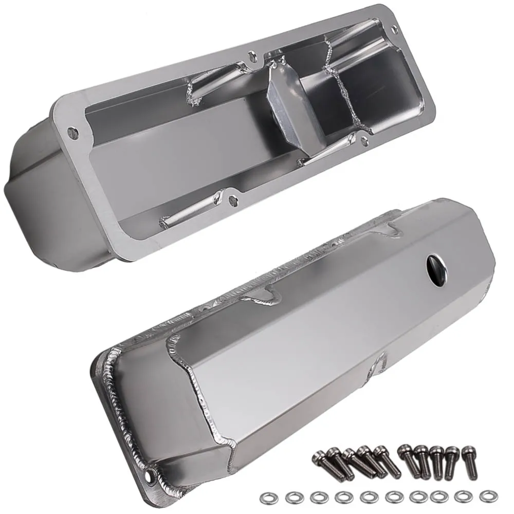 

Aluminum TALL VALVE COVERS FOR FORD FE BB BBF 352 390 406 427 428 1958-1976 Engines Tall Aluminum Valve Covers