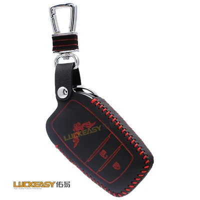 Luckeasy кожаный чехол для автомобильных ключей, чехол КРЫШКА ДЛЯ toyota rav4 2009 2011 2012 2013 RAV-4 чехол с отделением для карт чехол для дистанционного ключа автомобиля toyota Previa rav - Название цвета: Red
