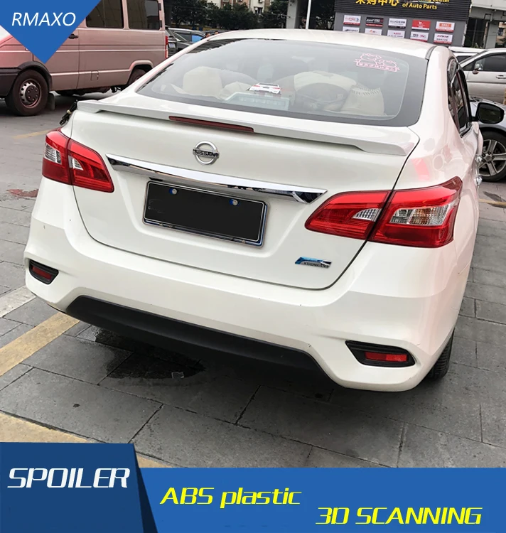 Спойлер для Sentra SYLPHY 2016-2019 NISSAN спойлер RS D ABS Материал заднее крыло автомобиля