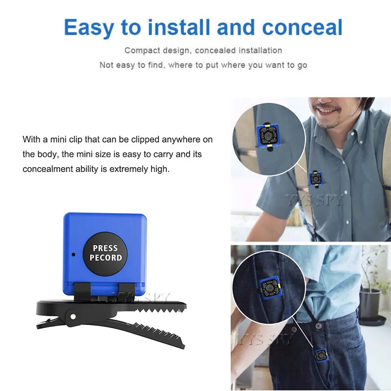 Мини камера Маленькая Espion ночное видение секретная видеокамера Micro Car DVR
