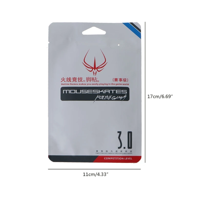 4 комплекта в партии Мышь коньки Замена скольжения колодки Черный онлайн игры