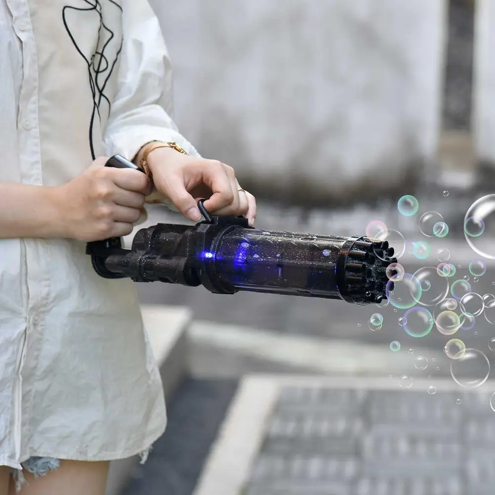 15.5Inch Gatling Bubble Machine Toy 21 Holes Maker | Игрушки и хобби
