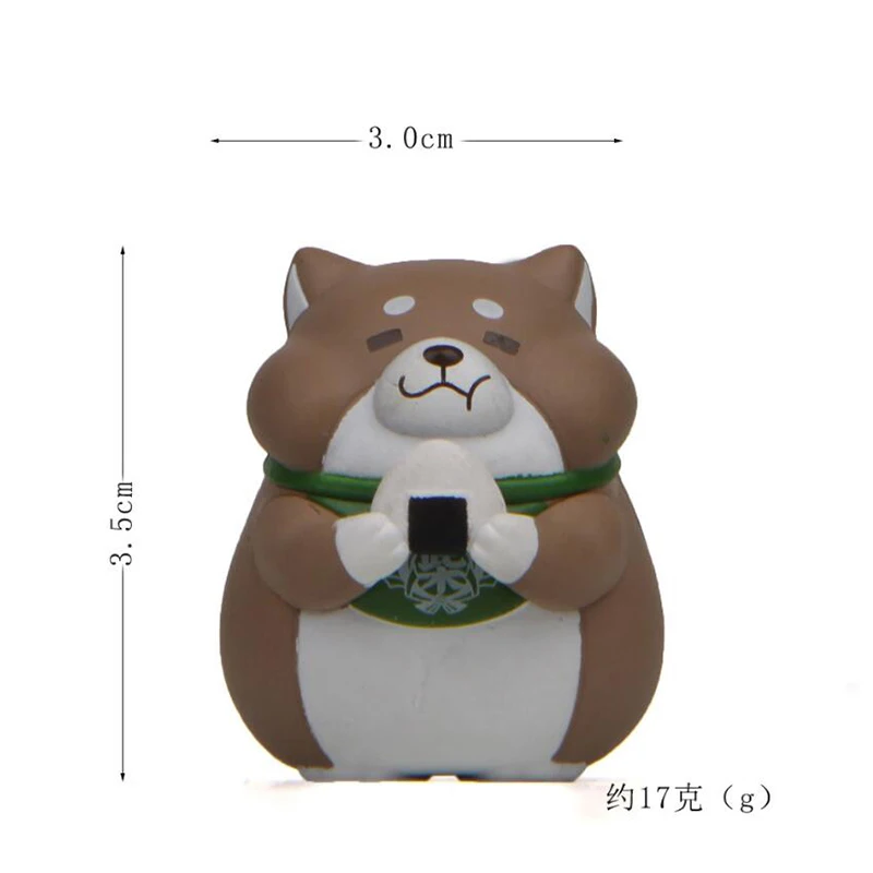 1 шт. вкусная еда японские рисовые шарики фигурки собаки Шиба ину игрушки микро