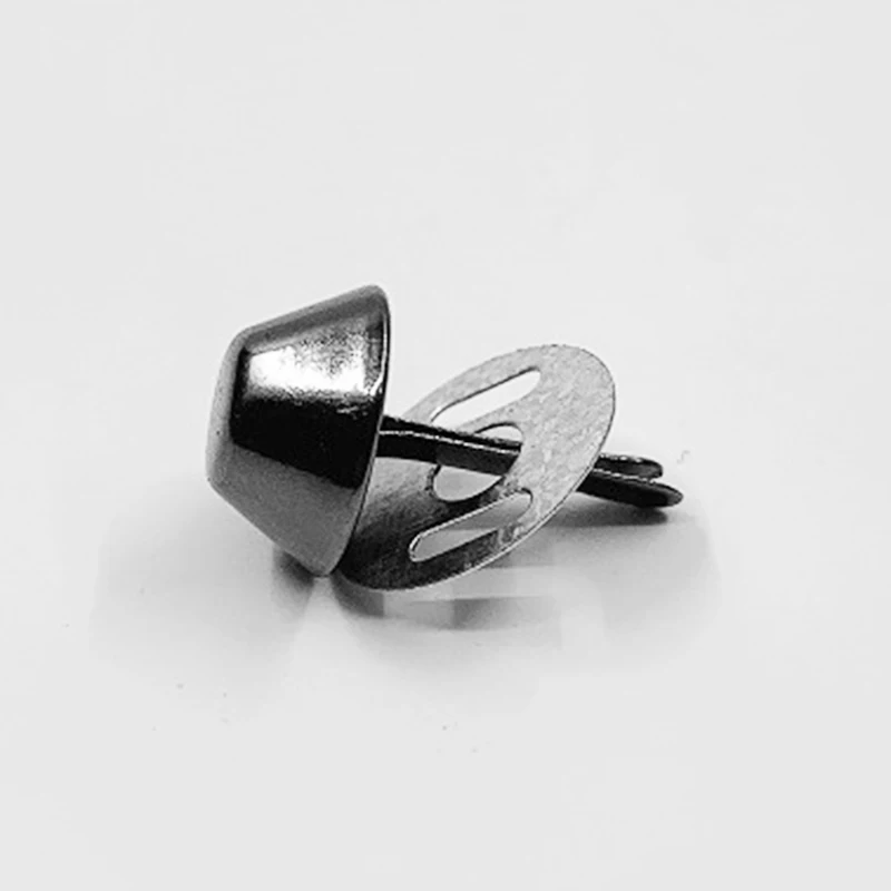 

50pcs Mushroom Luggage Parts Rivet for Clothes Bag Accessories Manual Metal Bag Foot Bottom Rivets DIY Two-legged Bucket Nail