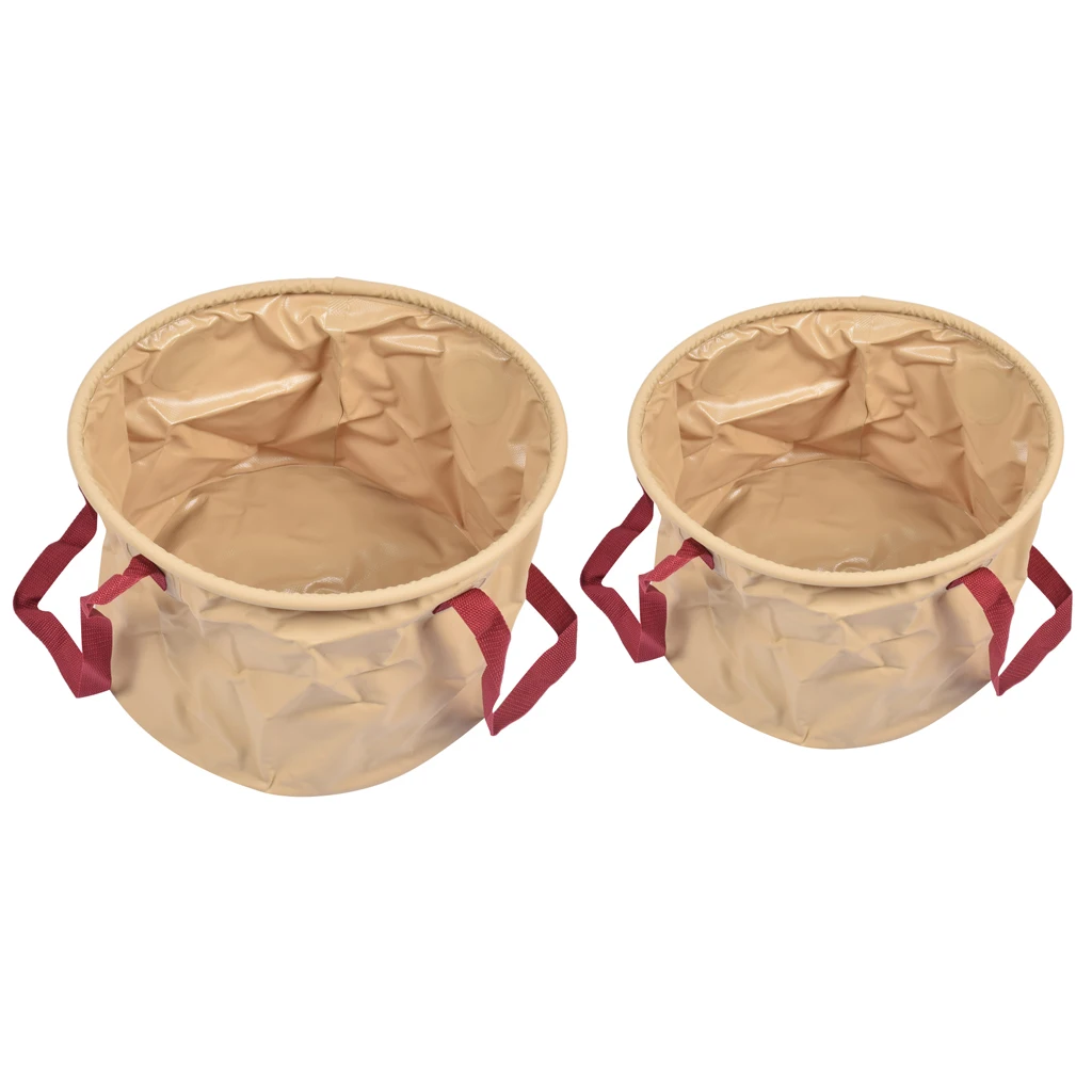 2 шт. складное ведро для воды баррель рыбалки кемпинга пикника барбекю резервуар