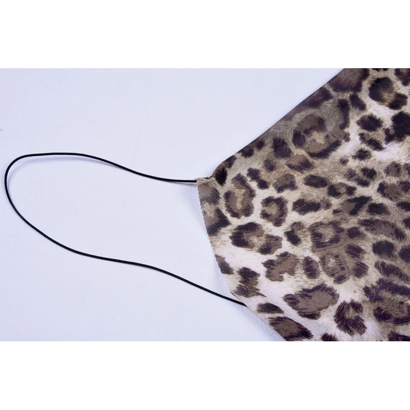 

SVOKOR Sexy Cheetah Leopard Print Women Midi Dress Clothes Plus Size Vestido Elegant Spaghetti Strap Bodycon Night Club Dresses