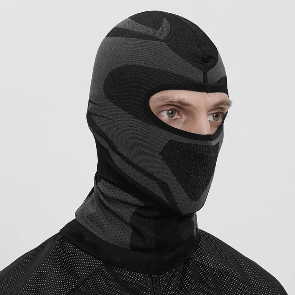 

Sweat-absorbing Patchwork Pattern Skin-friendly Men Warm Cycling Cap for Friends
