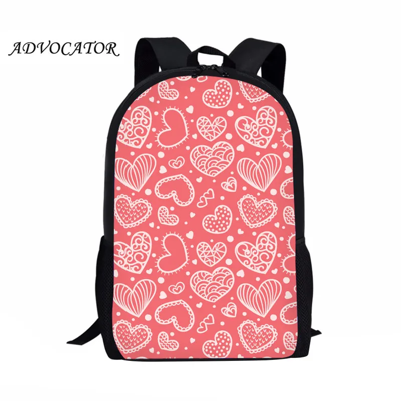 Водонепроницаемый рюкзак для девочек, ранец на плечо для учеников и путешествий с мультипликационным принтом Love, вместительные школьные ра...