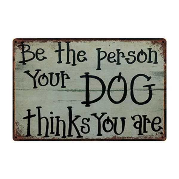 

[ Kelly66 ] Pets No Dogs Allowed Bad Dog Pug Dalmatian Metal Sign Tin Poster Home Decor Bar Wall Art Painting 20*30 CM Size Dy86