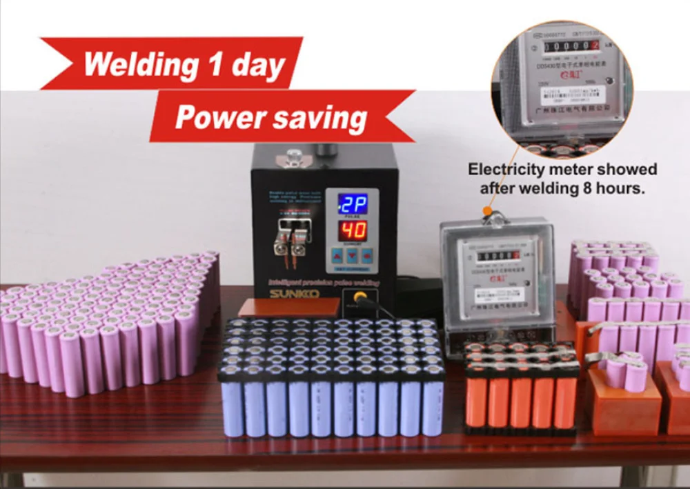 

SUNKKO737G Intelligent Precision welding large-battery DIS inductive hand-held dual-function battery spot welding machine