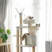 sisal cat climbing frame cat shelf small flower cat litter cat tree one climbing column cat jumping platform cat accessories