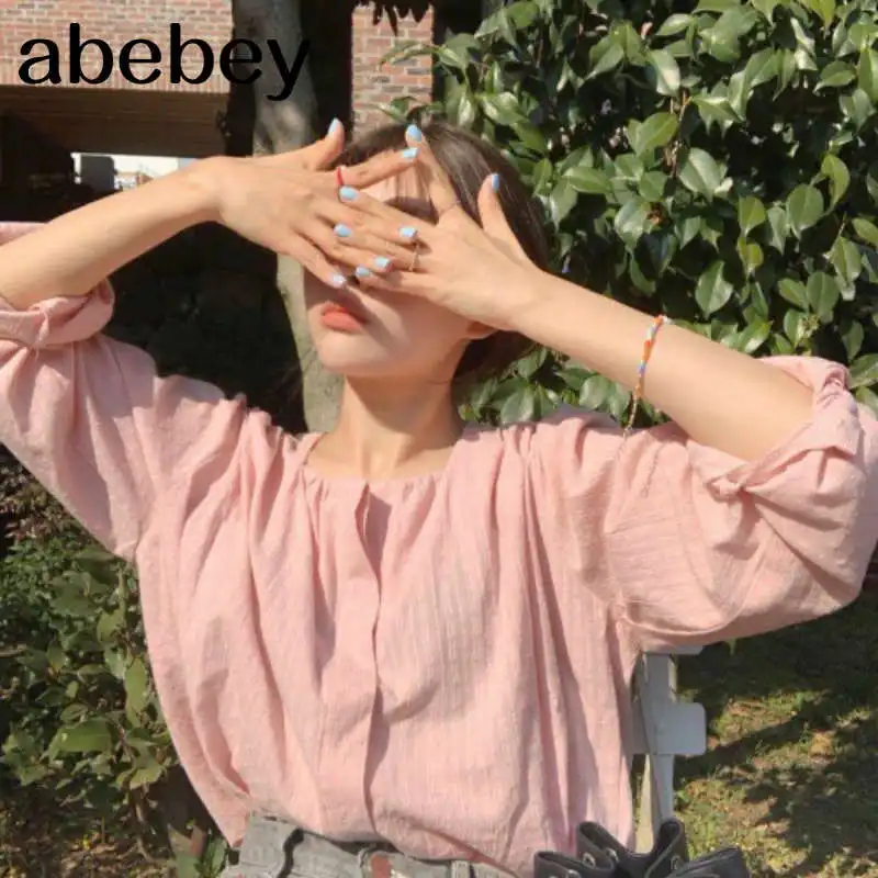 

Turn Down Collar Long Sleeve Single Breast Blouse Women Work Style Ol Slim Blusas Spring 2021 New Loose Shirt Feminino
