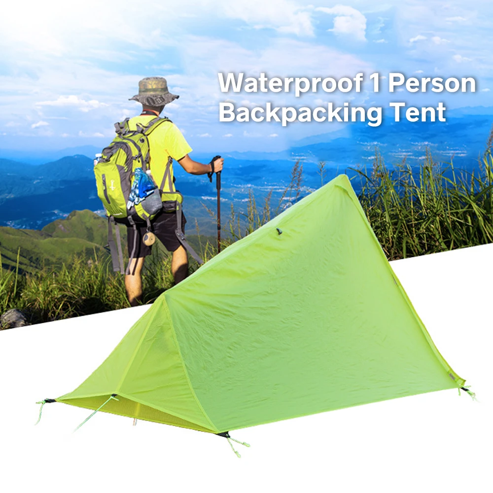 Один человек водонепроницаемый треккинг полюс палатка Сверхлегкий Альпинизмом