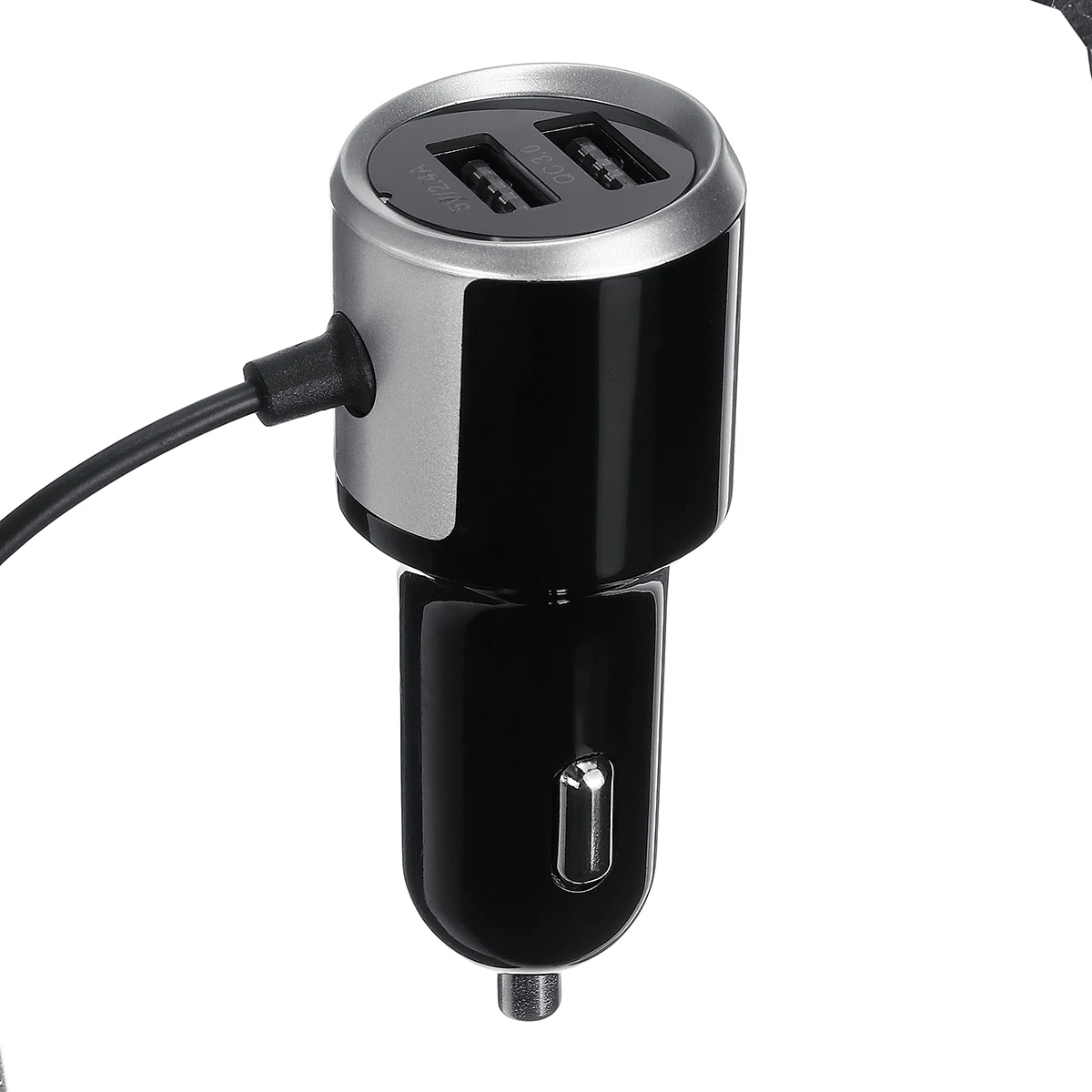 Bluetooth 5 0 Sup port Siri FM передатчик модулятор 2 порта быстрое зарядное устройство 3 Handsfree