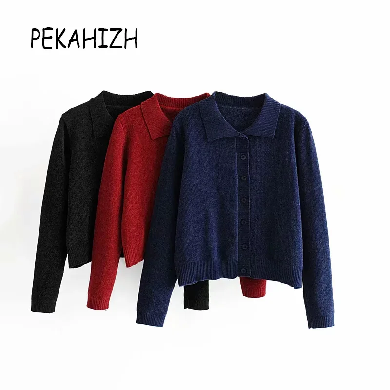 Женские шерстяные кофты 2019 длинный рукав красный свитер элегантный черный