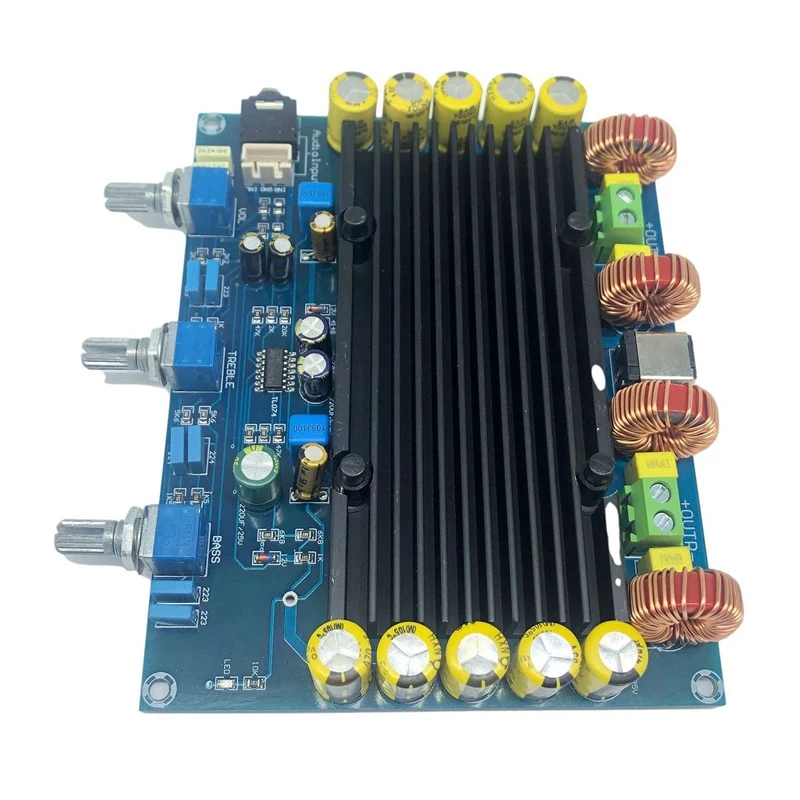

Hot TTKK TPA3116 Digital Power Amplifier Board 100Wx2 High-Power Dual-Chip Cooling Class D Audio Power Amplifier Board