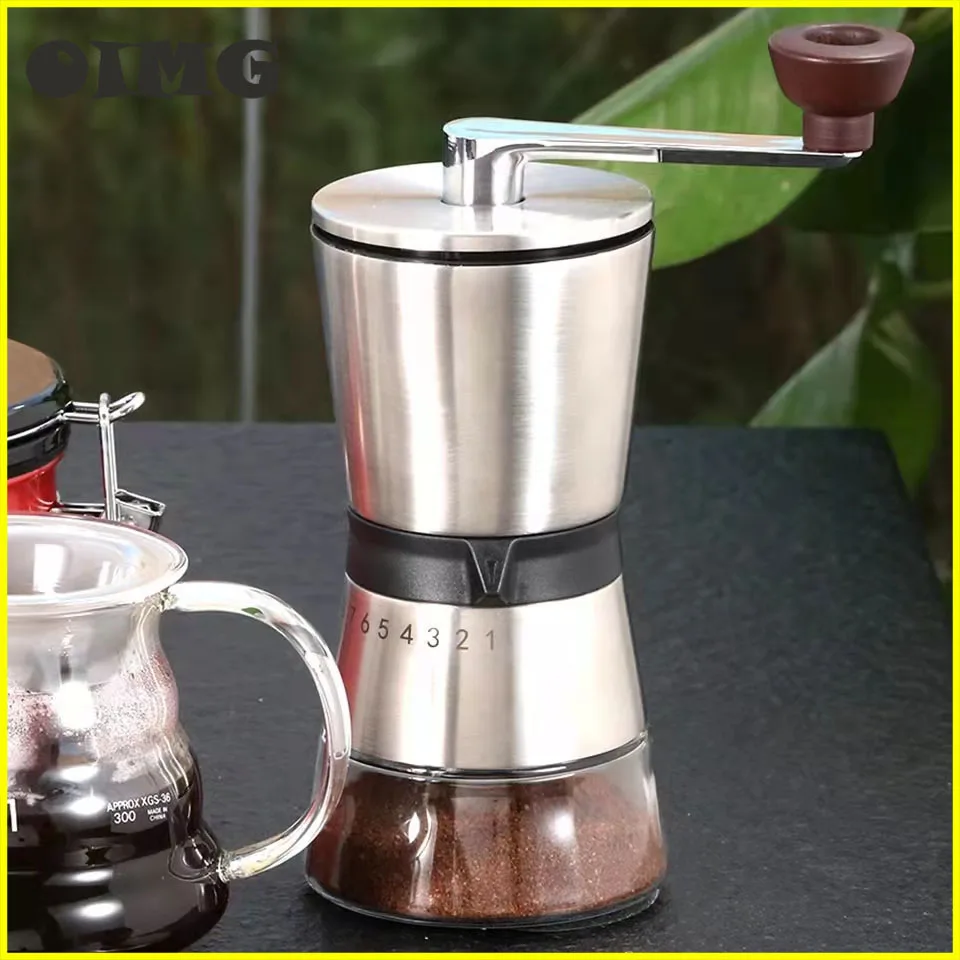 

Кофемолка ручная из нержавеющей стали, 75 г