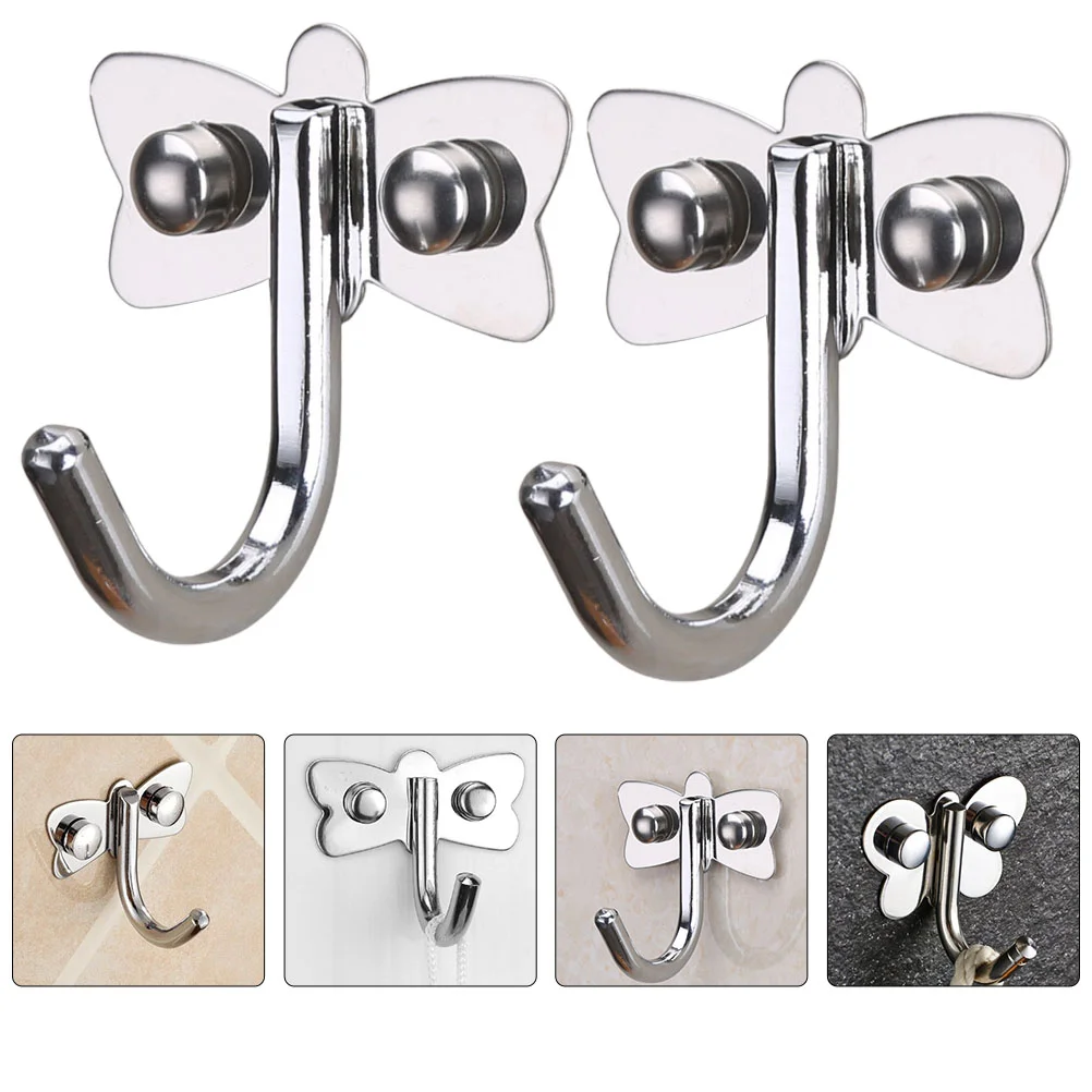 

2 шт., крючки для пальто из нержавеющей стали