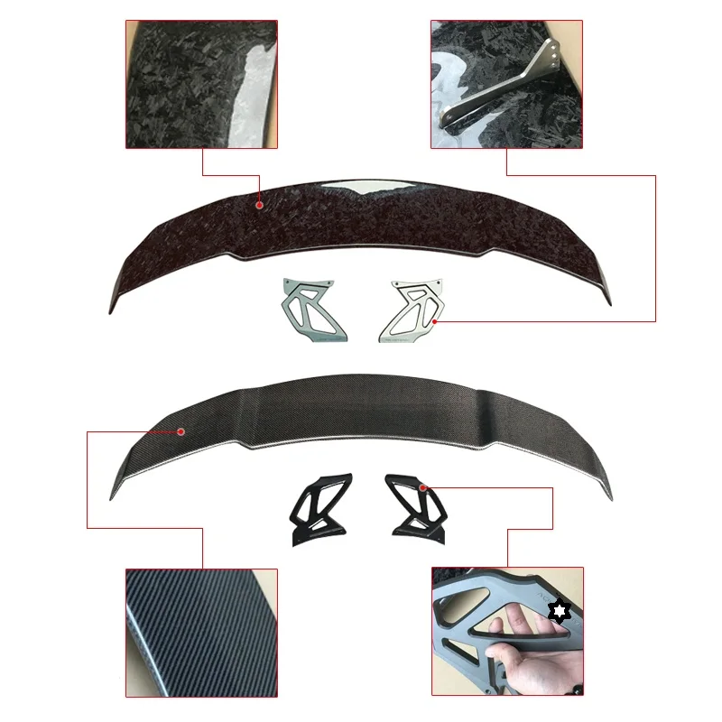 

Modification Styling Accessory Part Exterior Aileron Voiture Accessories Rear Tuning Aleron Roof Auto Car Universal Spoiler Wing