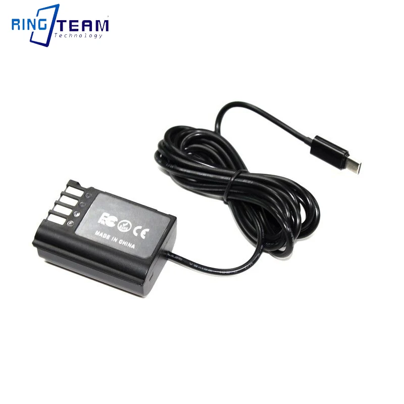 Cabo para Panasonic tipo c Usb-c a Dmw-blk22 Manequim Bateria Acoplador pd Adaptador Dc-s5 Dc-s5k Lumix s5 Dmw-dcc17 dc
