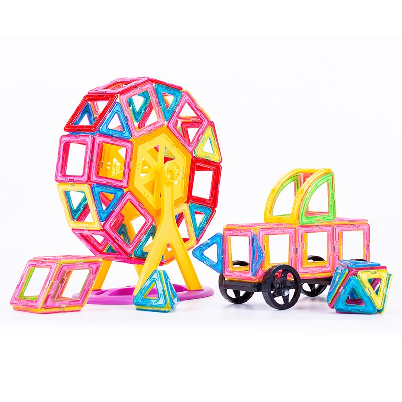 

Big Size Magnetic Designer Magnet Building Blocks Accessories Model & Building Constructor Toys for Children Educational