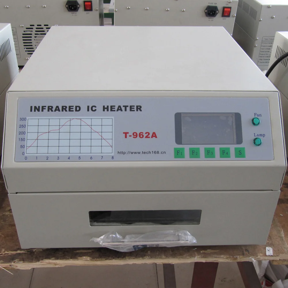 PUHUI T-962A инфракрасный IC НАГРЕВАТЕЛЬ печь оплавления BGA SMD SMT паяльная Sation волновая печь